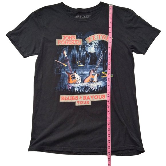 John Fogerty and ZZ TOP Blues and Bayou tour 2018 t-shirt - Picture 5 of 6